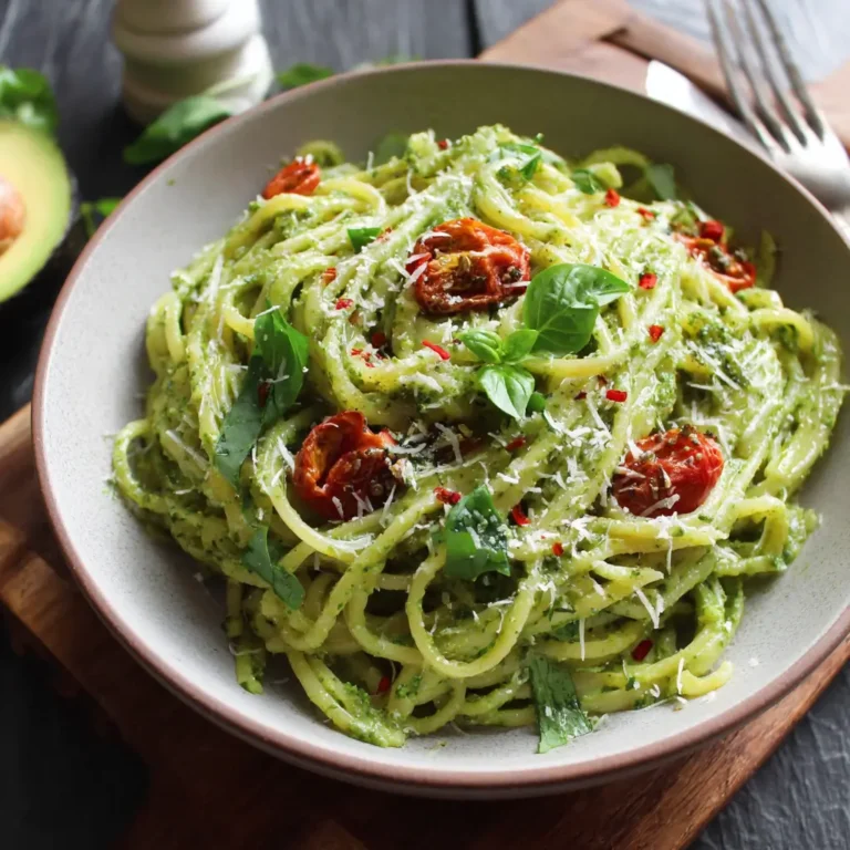 Avocado Pesto Pasta