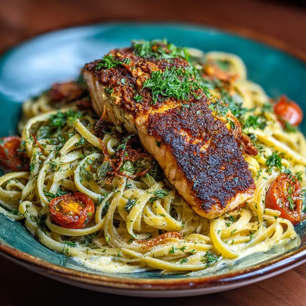 Cajun Salmon Pasta