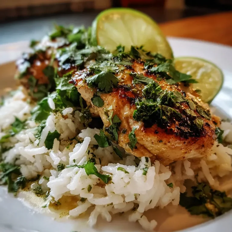 Cilantro Lime Chicken with Rice