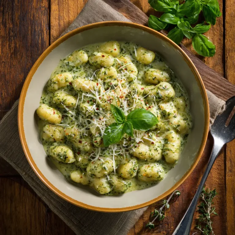 Creamy Pesto Gnocchi