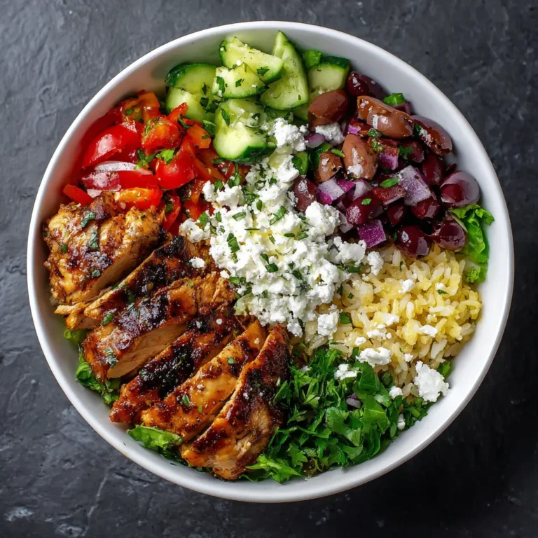 Greek Chicken Bowls