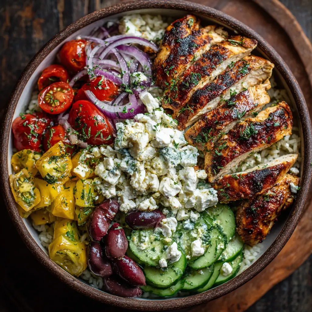 Greek Chicken Bowls