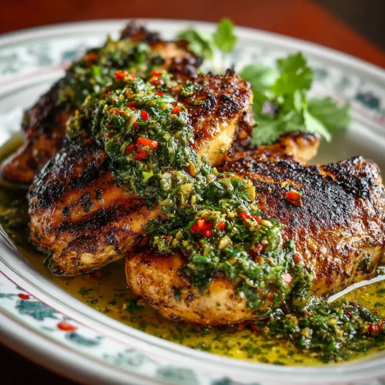 Grilled Chimichurri Chicken