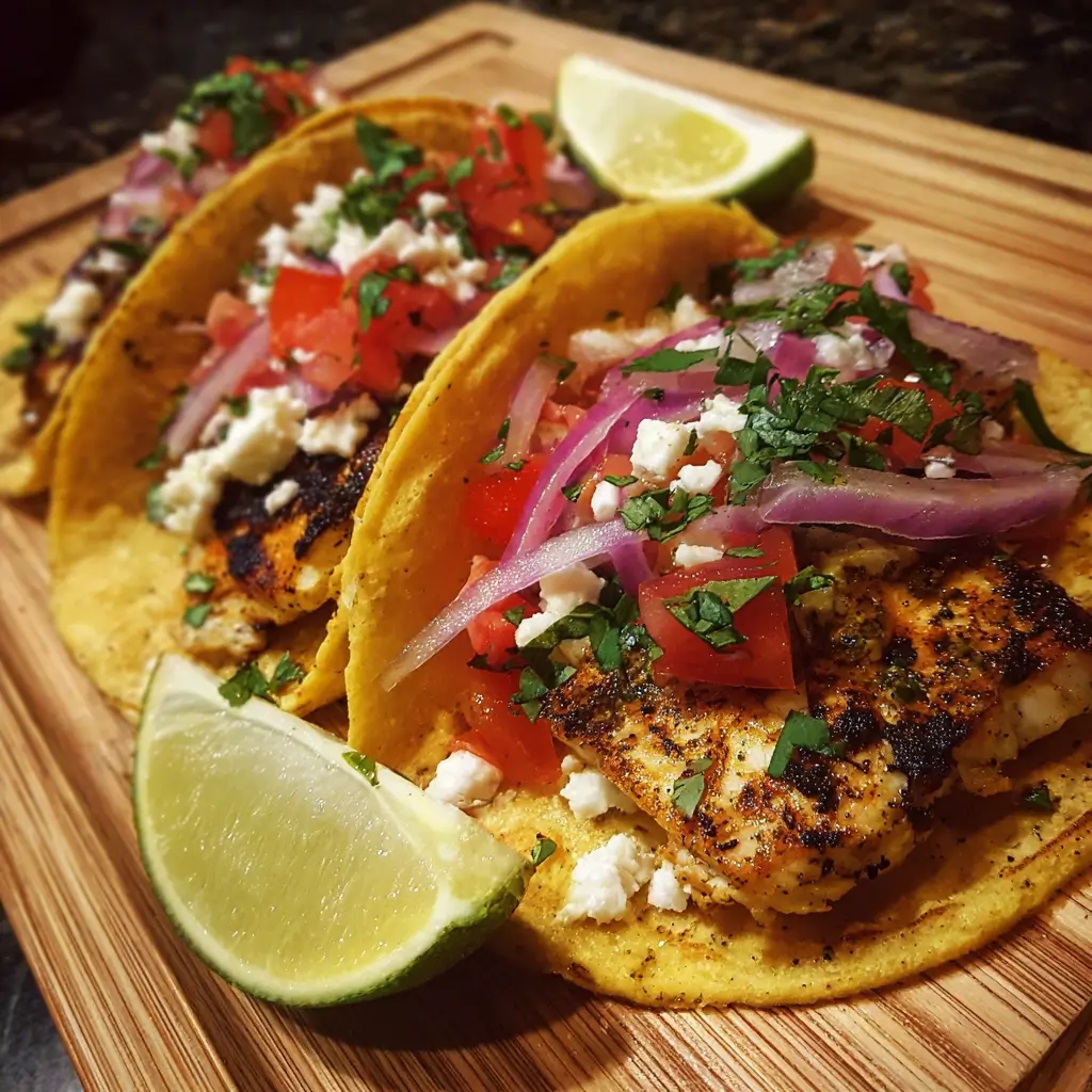 Grilled Mahi Mahi Tacos