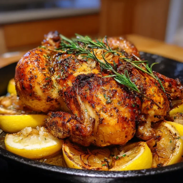 Lemon Garlic Roasted Chicken