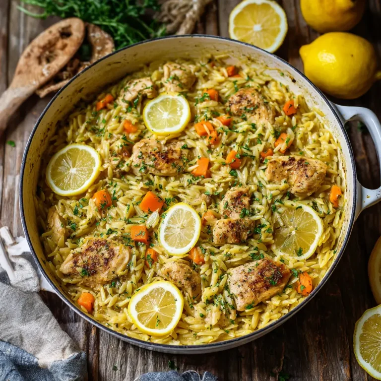 One-Pot Lemon Chicken Orzo