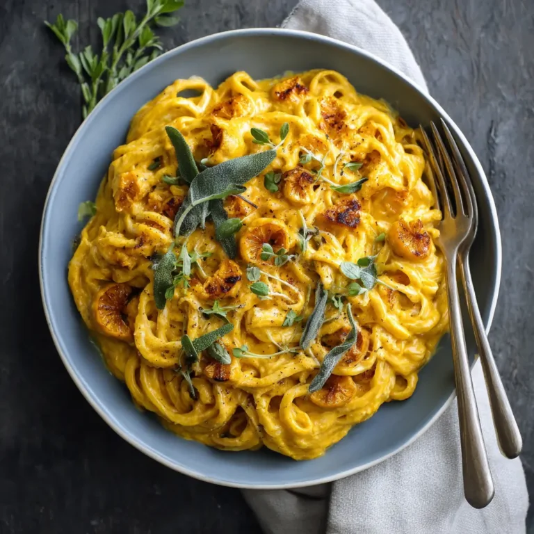 Pumpkin Alfredo Pasta