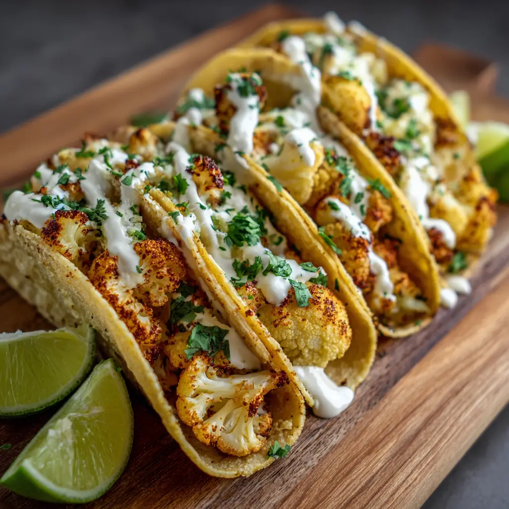 Roasted Cauliflower Tacos