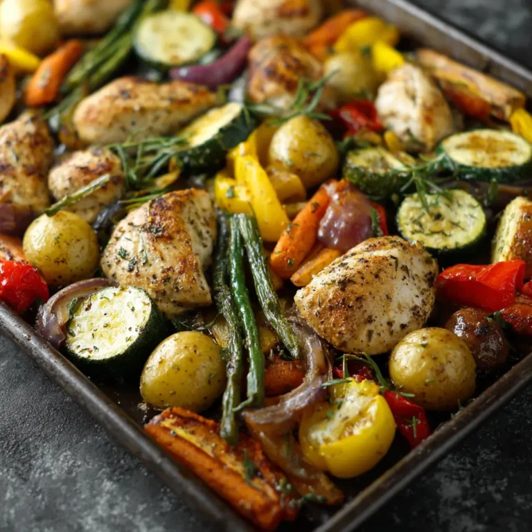 Sheet Pan Chicken and Veggies