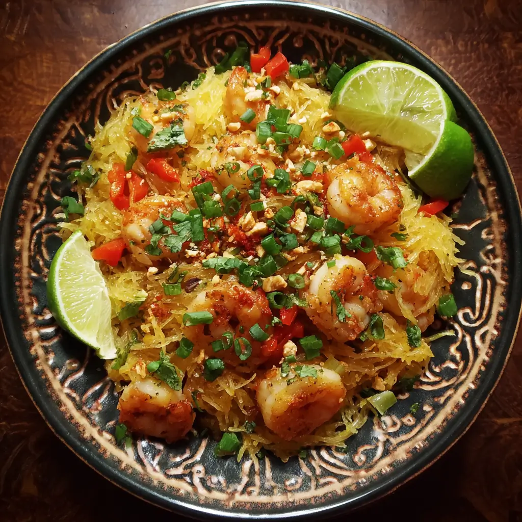Spaghetti Squash Pad Thai