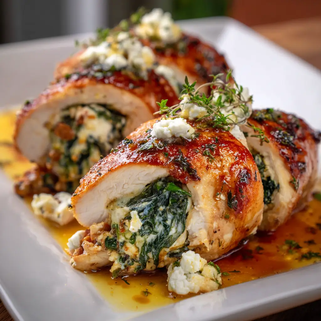 Spinach and Feta Stuffed Chicken