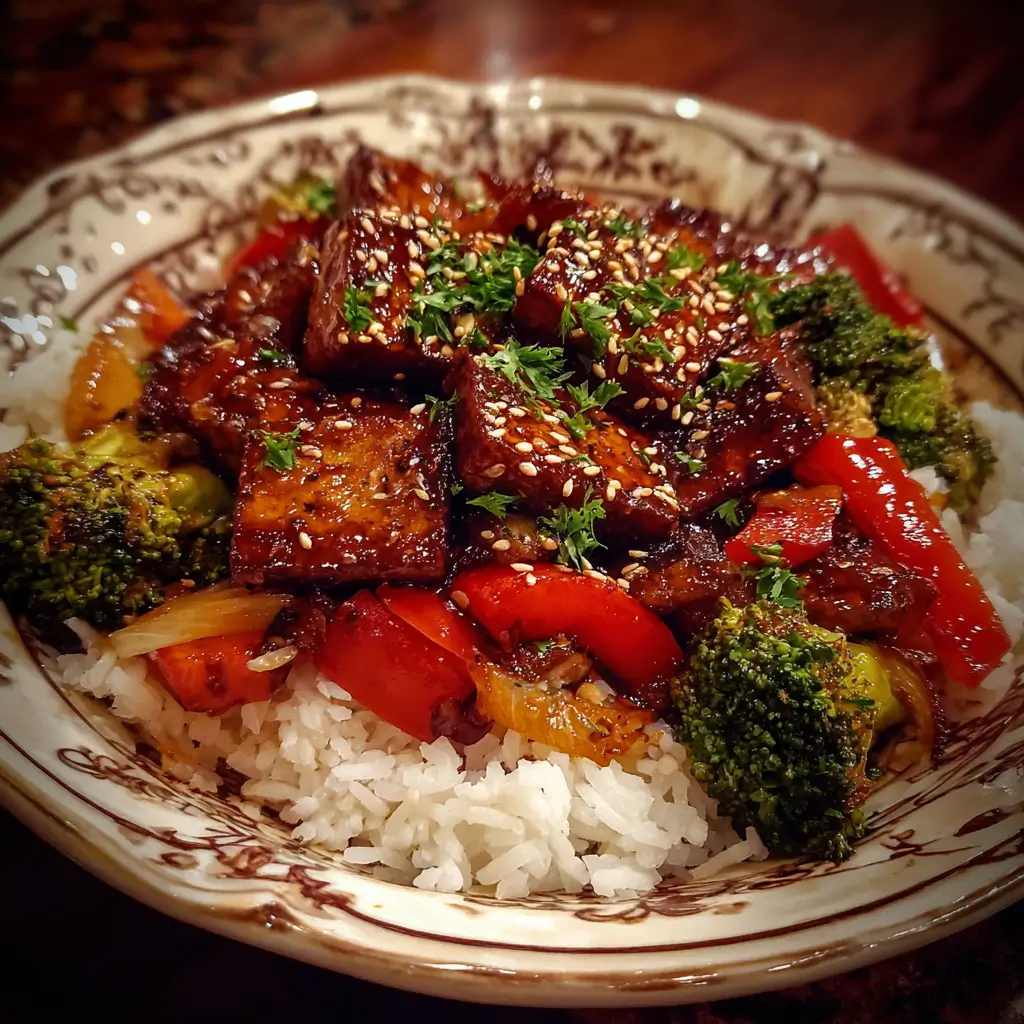 Sweet Chili Tofu Stir Fry