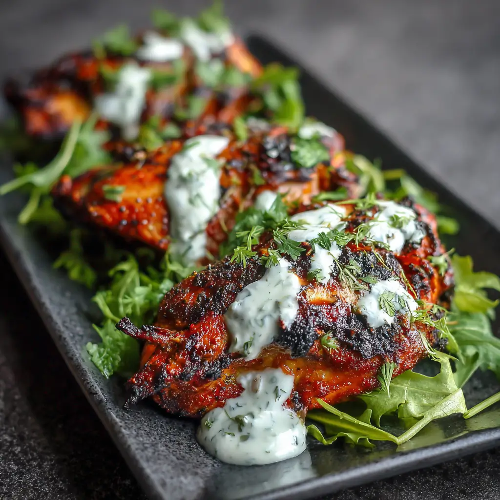 Tandoori Chicken with Yogurt Sauce