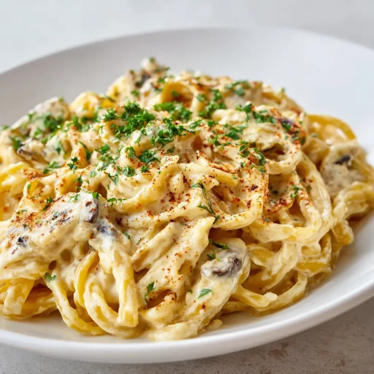 Vegan Cauliflower Alfredo Pasta