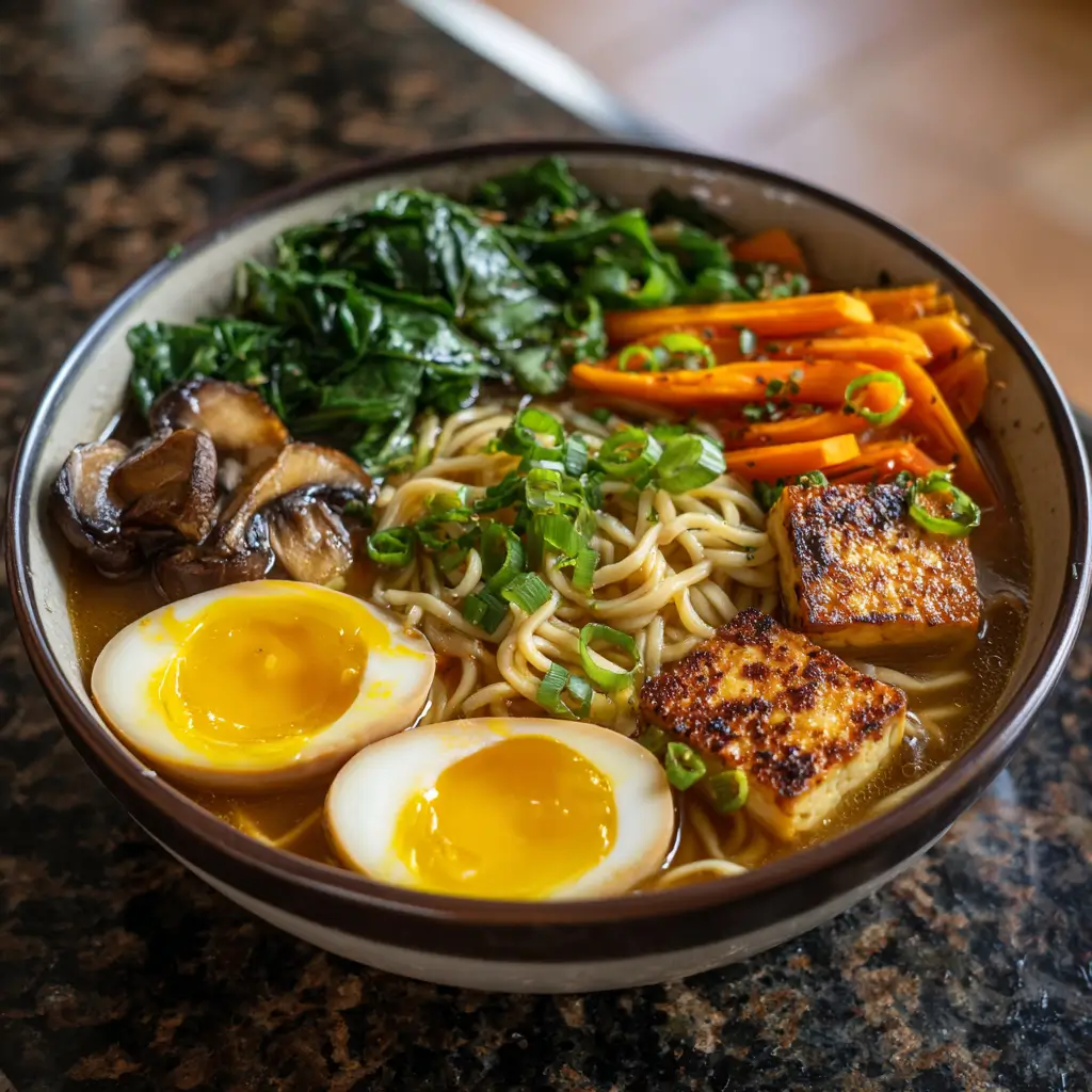 Vegan Ramen with Miso Broth