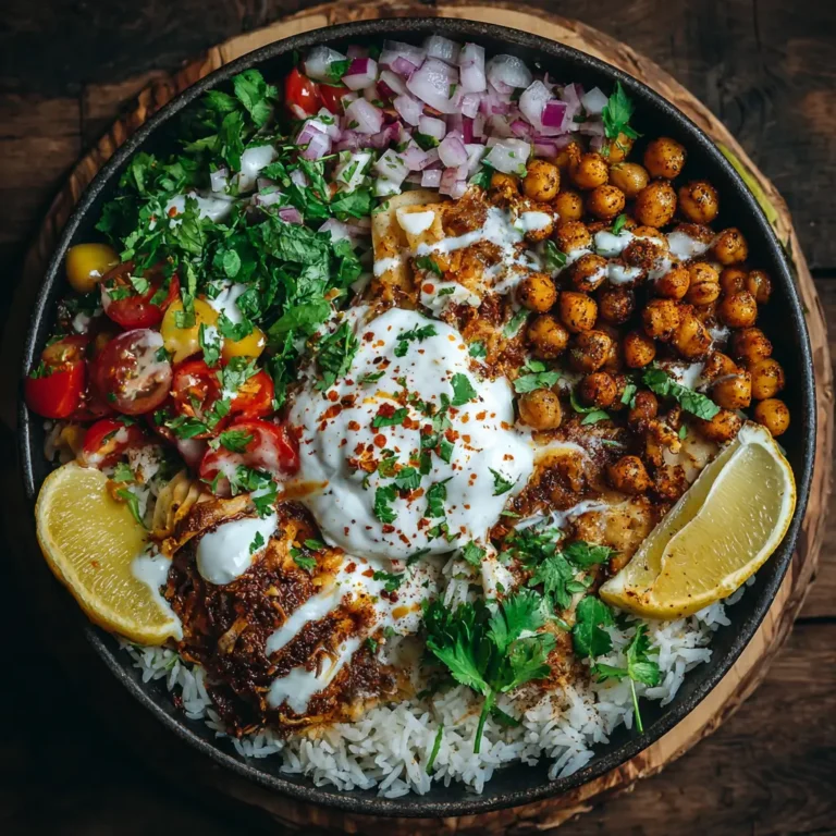 Vegetarian Chickpea Shawarma Bowl
