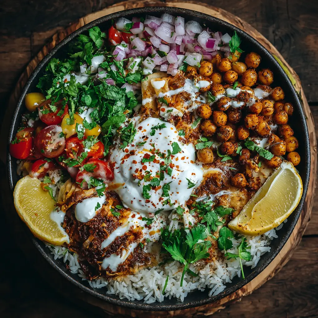 Vegetarian Chickpea Shawarma Bowl