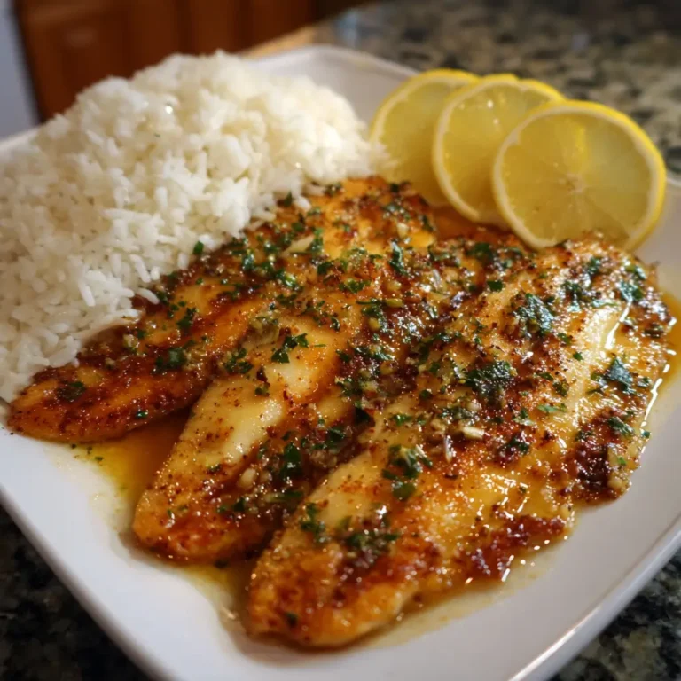 Zesty Lemon Garlic Tilapia