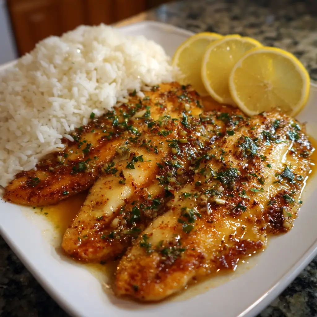 Zesty Lemon Garlic Tilapia