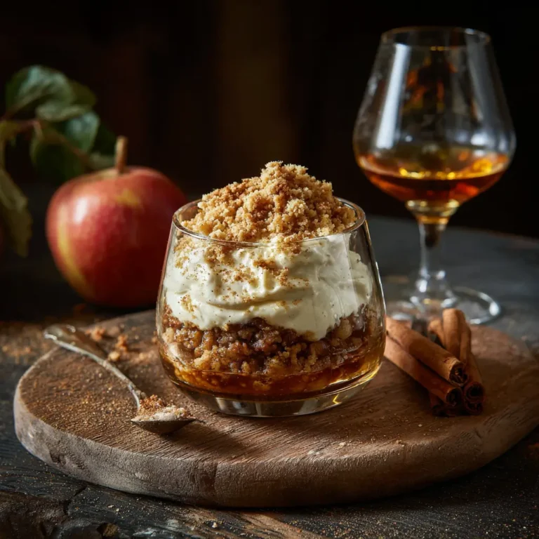 Apple Crumble with Spiced Rum