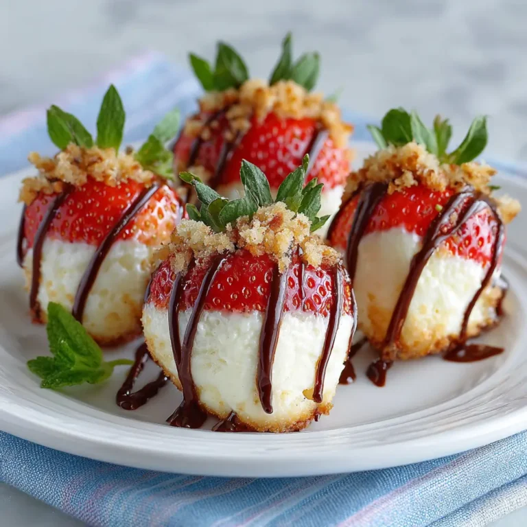 Bailey’s Cheesecake Stuffed Strawberries