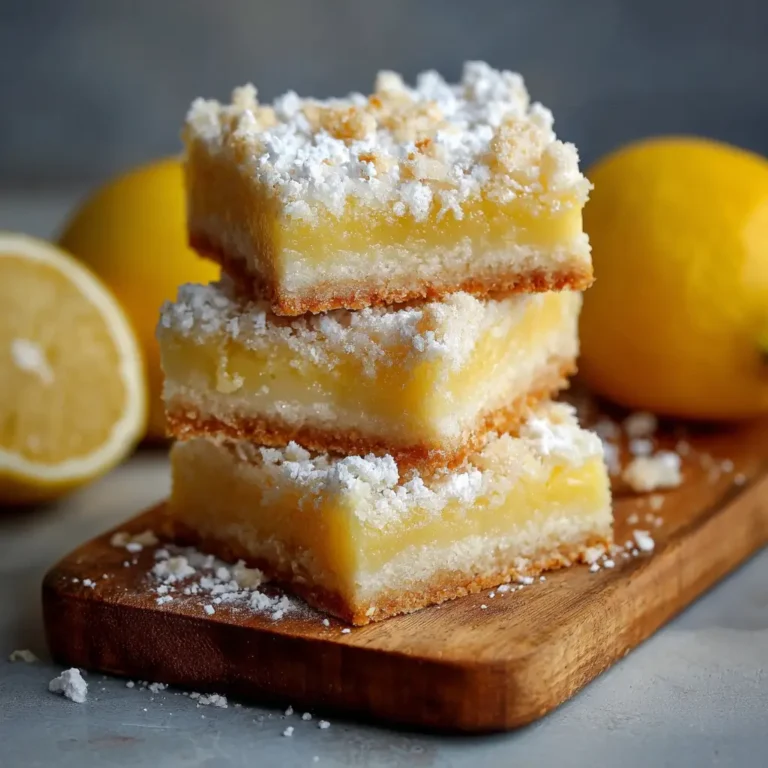 Boozy Lemon Bars