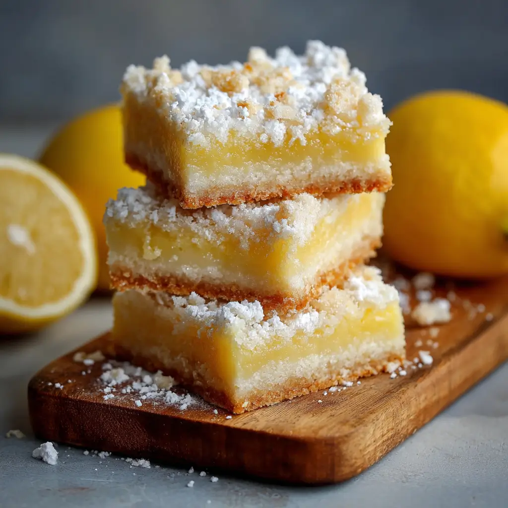 Boozy Lemon Bars