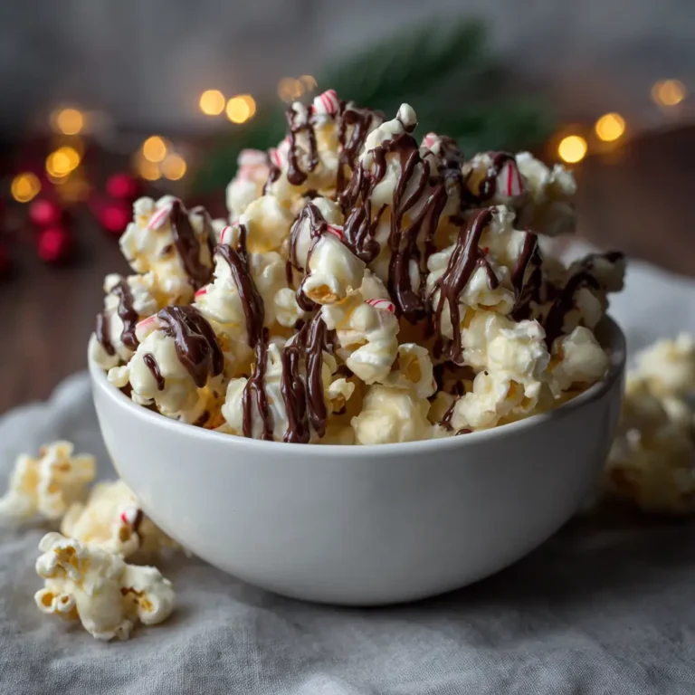 Boozy White Chocolate Covered Popcorn
