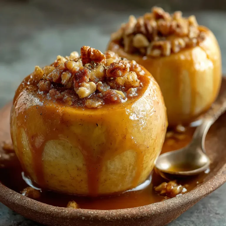 Bourbon Baked Apples
