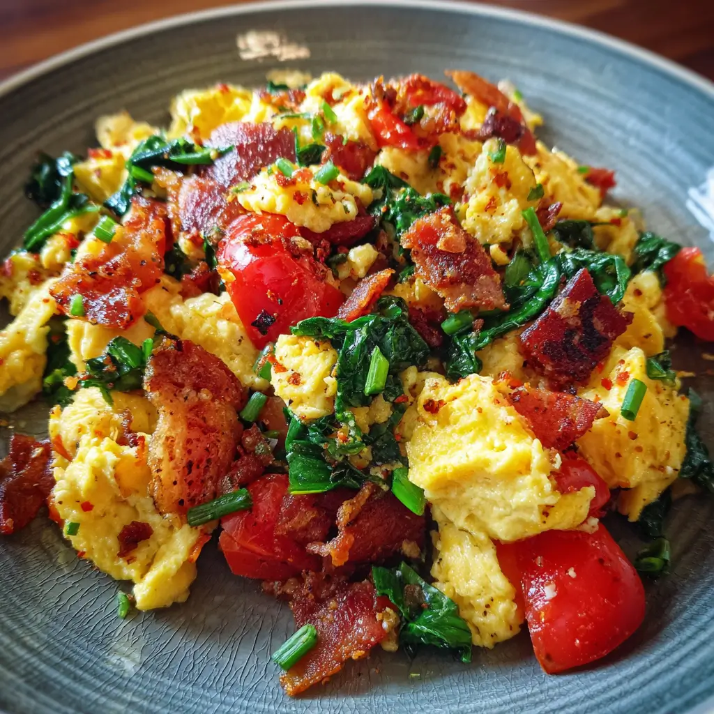 Breakfast‑for‑Dinner Scramble