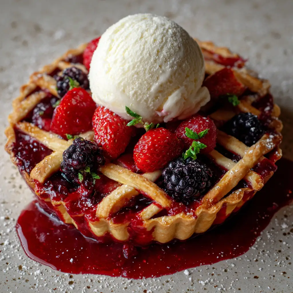 Campari Mixed Berry Pie