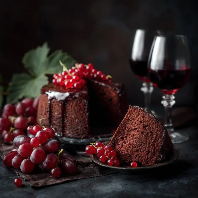 Chocolate & Red Wine Cake