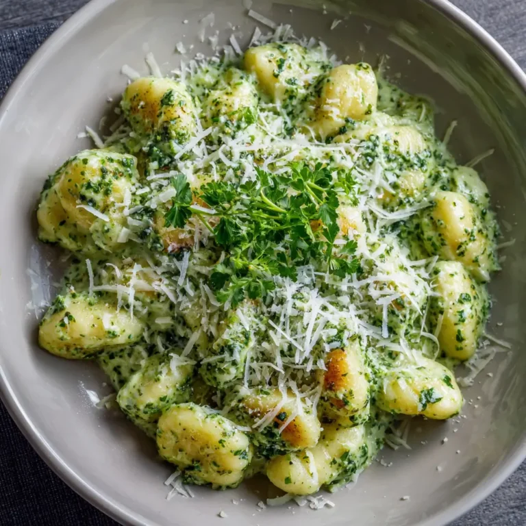 Creamy Pesto Gnocchi