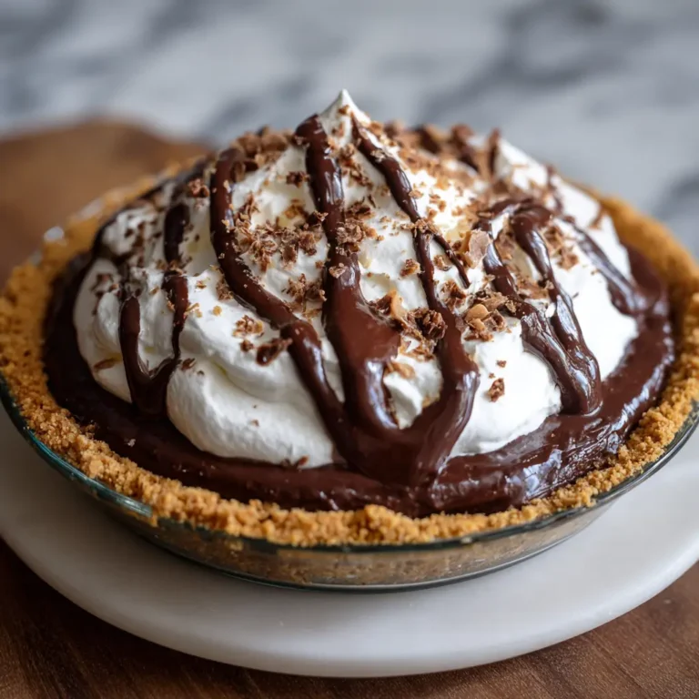 Frangelico Dark Chocolate Pie