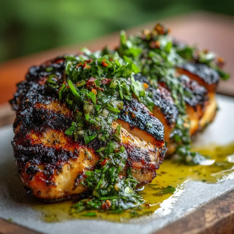 Grilled Chimichurri Chicken
