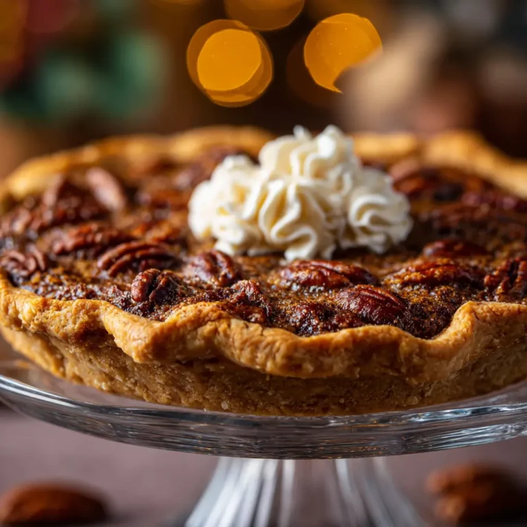 Kahlua Brown‑Butter Pecan Pie