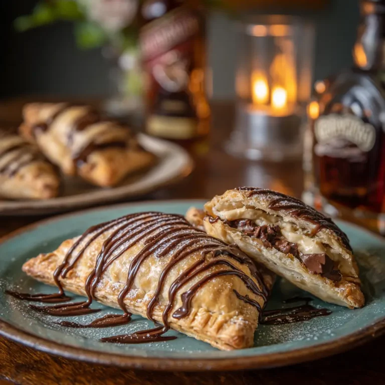 Loaded Chocolate Hazelnut Liquor Turnovers