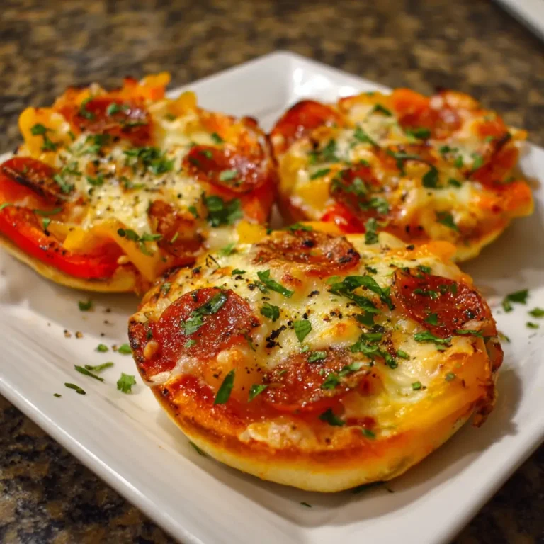 Mini Pepper Pizzas