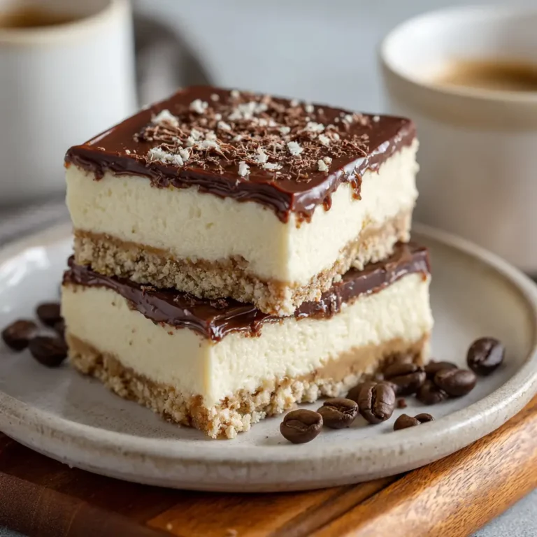 No‑Bake Irish Cream Pudding Bars