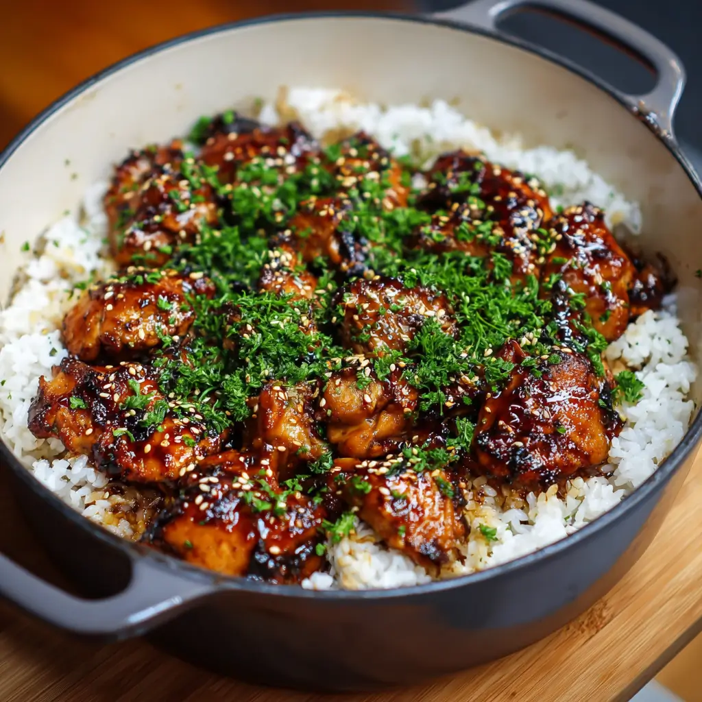 One‑Pot Teriyaki Chicken Rice