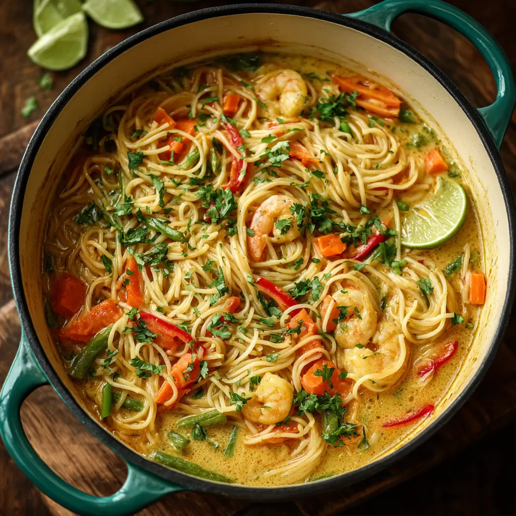 One‑Pot Thai Coconut Curry Noodles