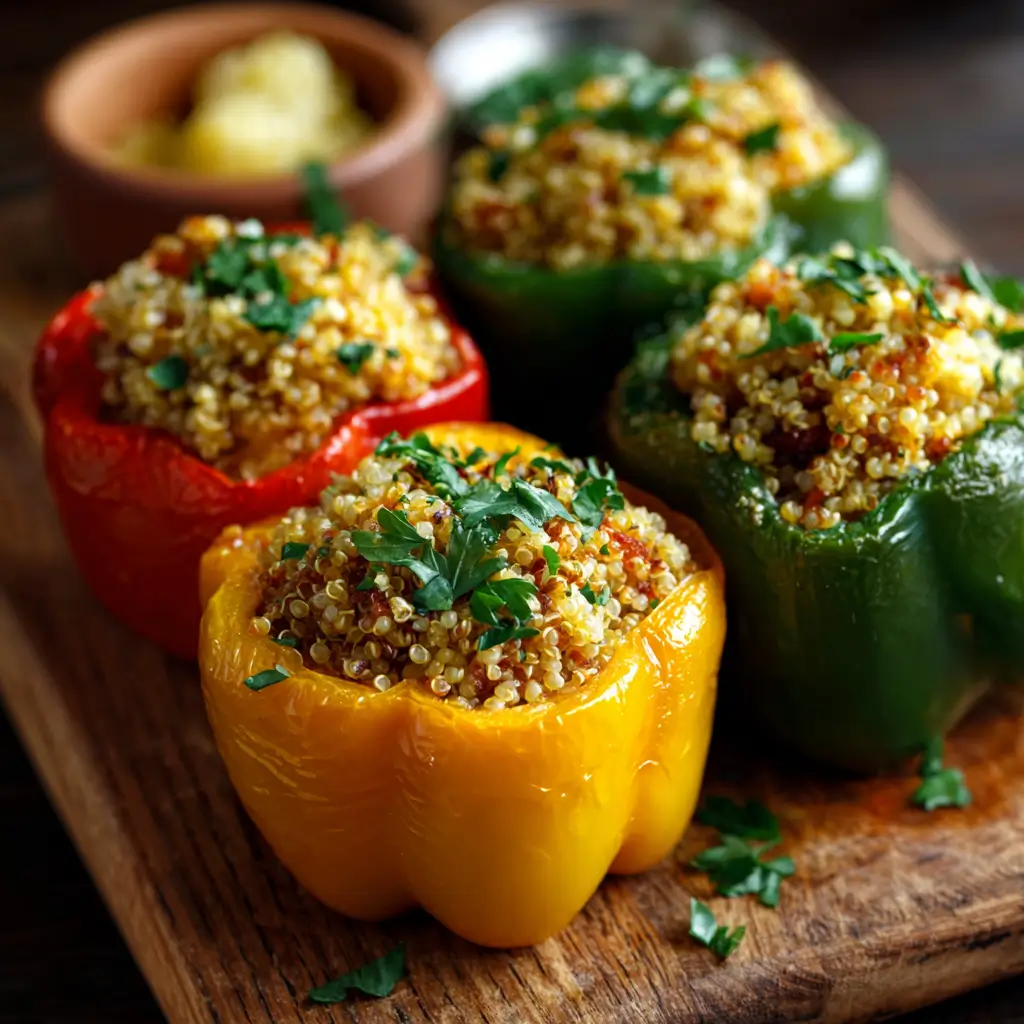 Quinoa Stuffed Bell Peppers