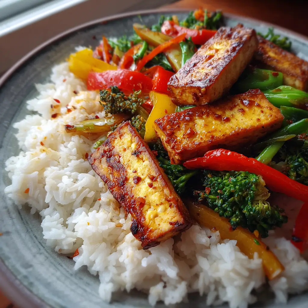 Seared Tofu Stir‑Fry