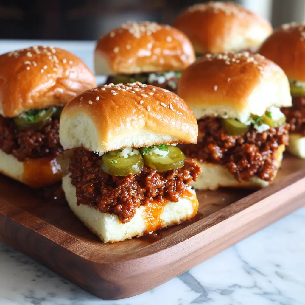 Sloppy Joe Sliders