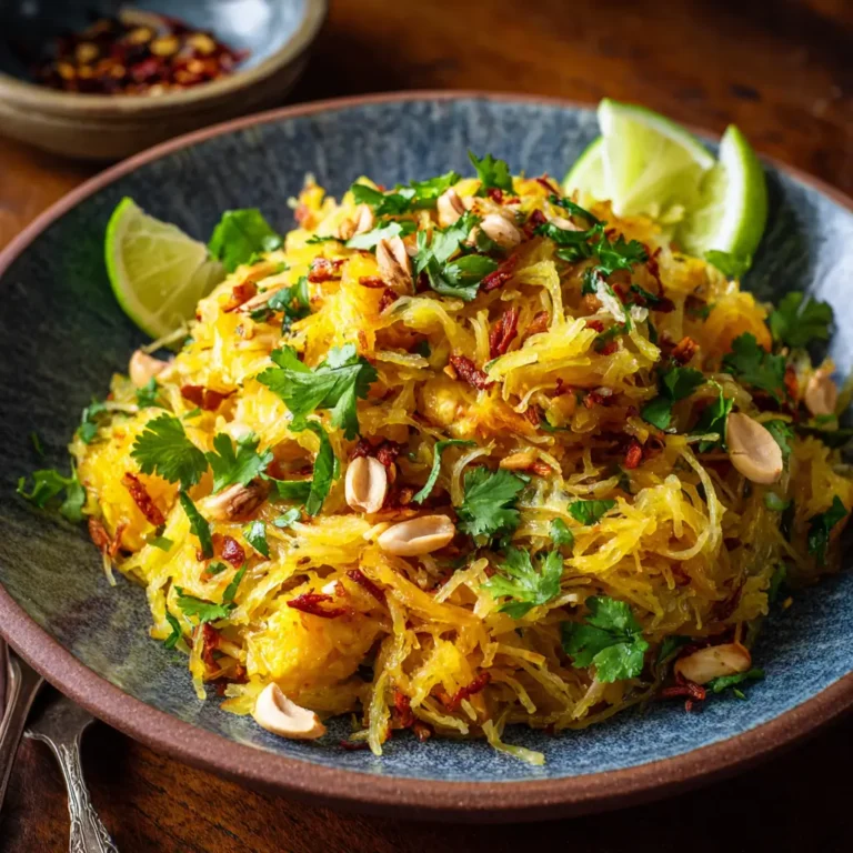 Spaghetti Squash Pad Thai