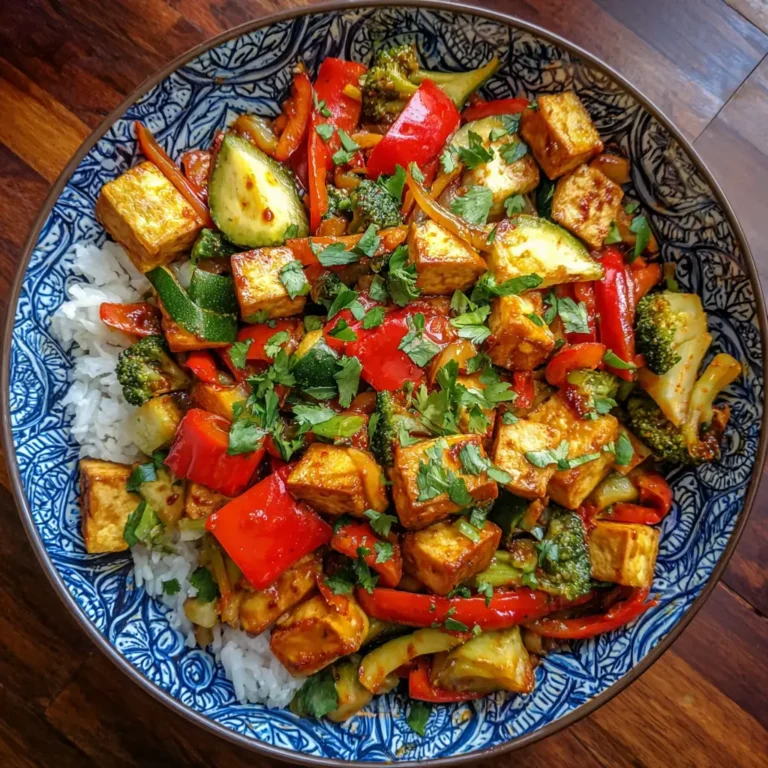 Sweet Chili Tofu Stir Fry