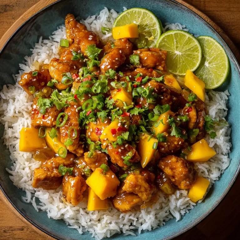 Sweet and Spicy Mango Chicken