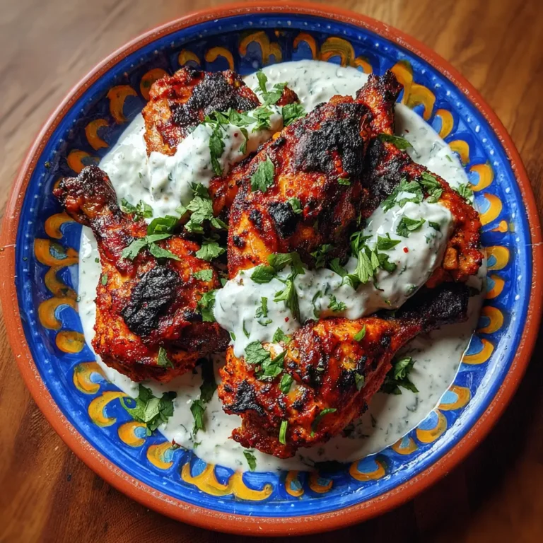 Tandoori Chicken with Yogurt Sauce