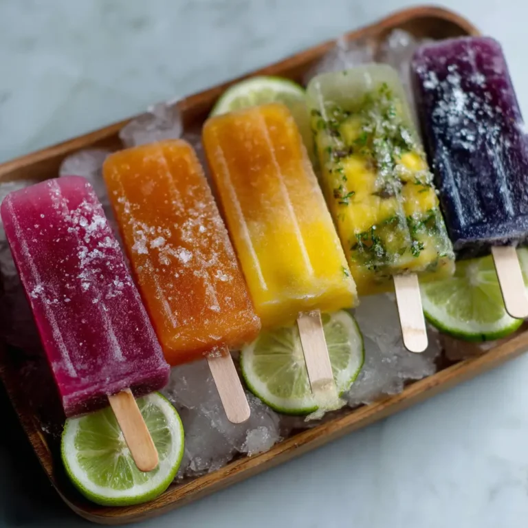 Tropical Alcoholic Freeze Pops