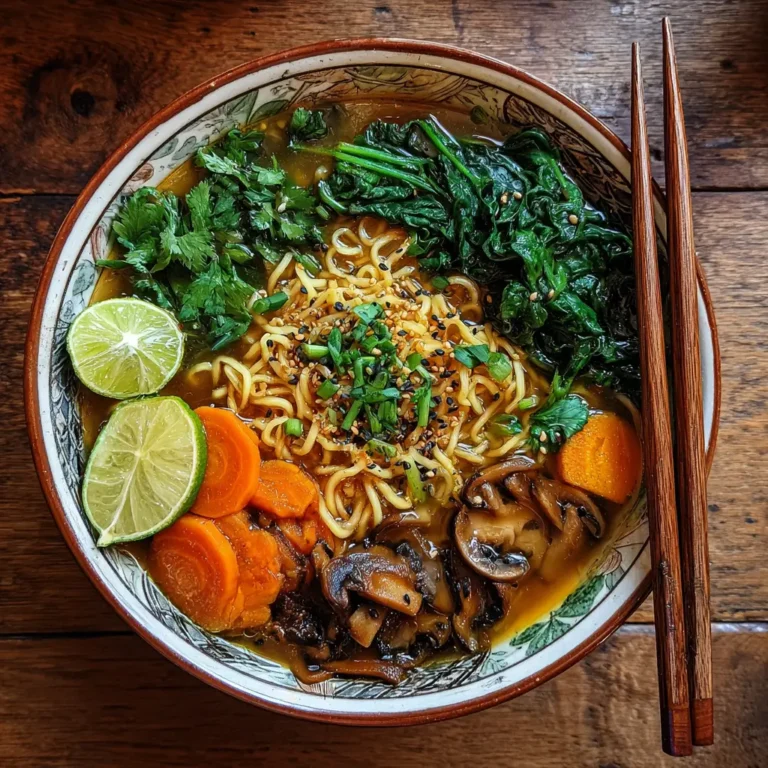 Vegan Ramen with Miso Broth